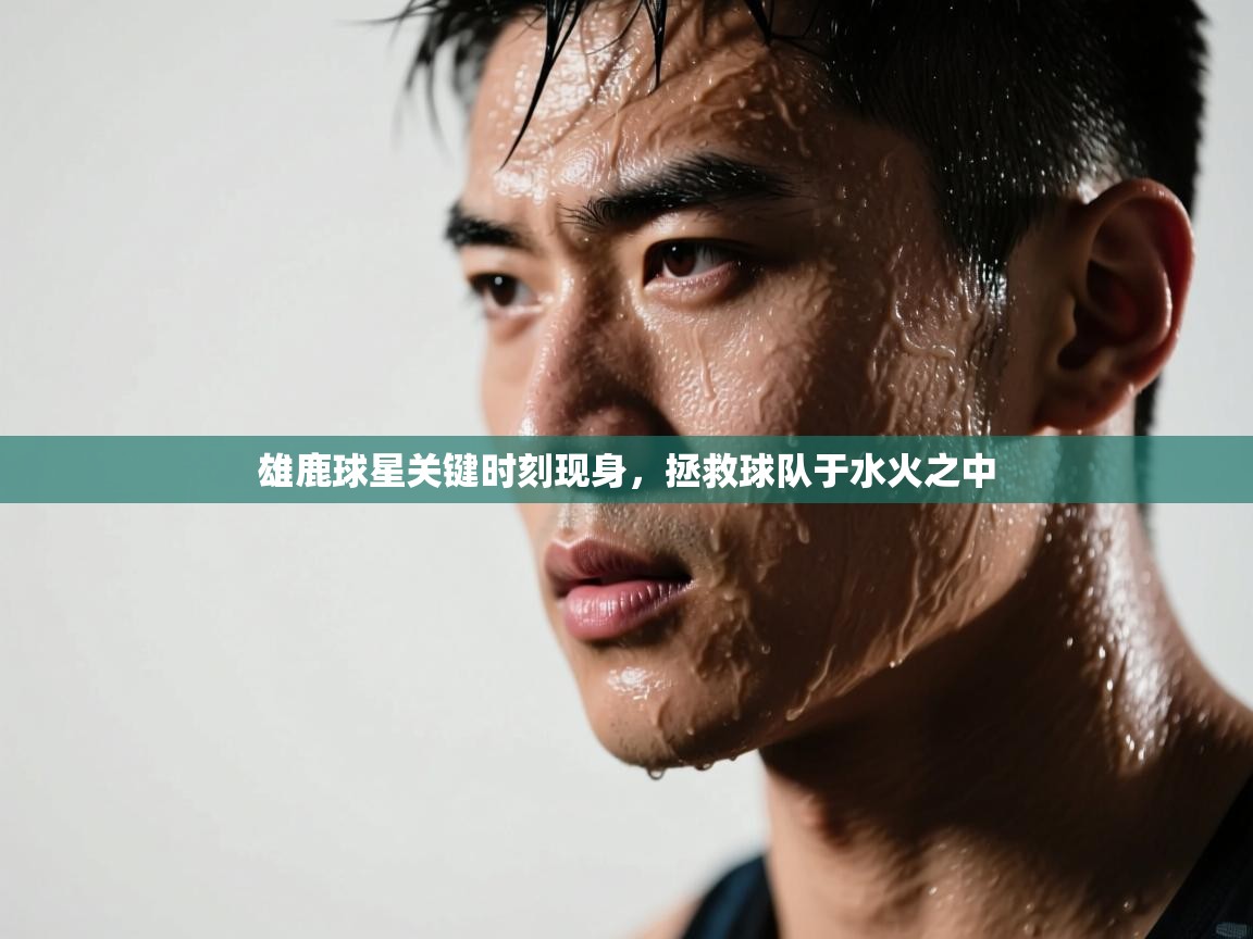 雄鹿球星关键时刻现身，拯救球队于水火之中